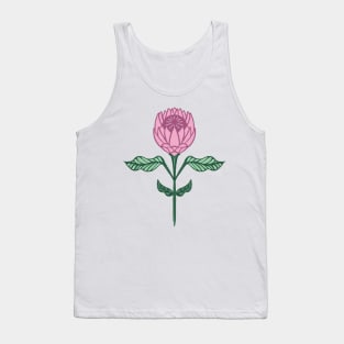 Protea pattern Tank Top